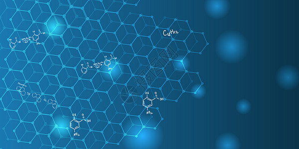 科技分子结构背景图片