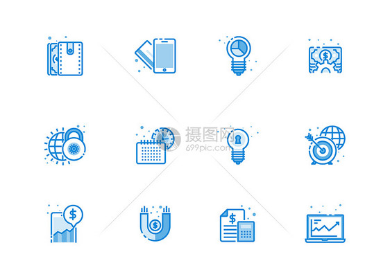 金融投资图标图片