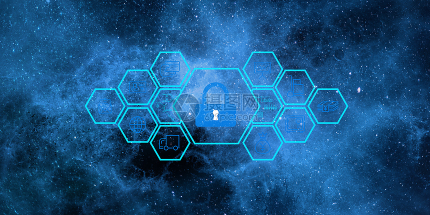 星空六芒星图片素材 正版创意图片 摄图网
