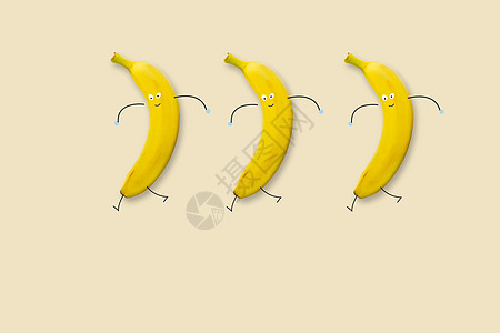 行走的香蕉图片
