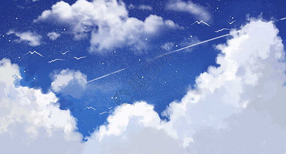 天空背景插画图片下载 正版图片 摄图网 天空背景插画图片下载 正版图片 摄图网