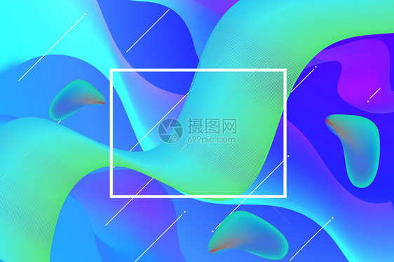 简体几何渐变背景图片