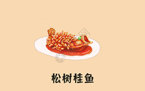 松鼠桂鱼简笔画怎么画图片