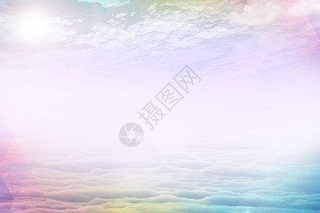 彩色天空背景图片