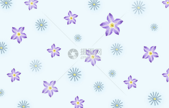 小清新花卉背景图片