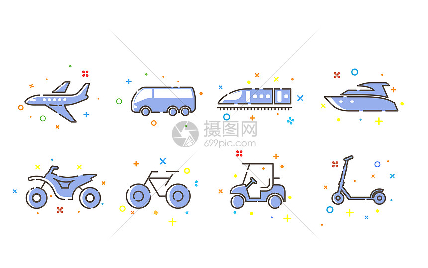 交通出行MBE图标图片