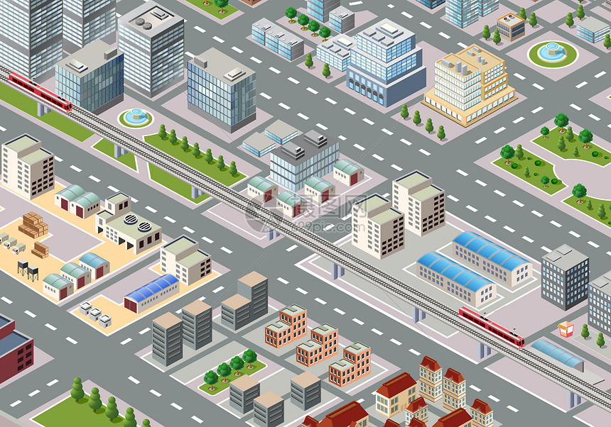 3D城市生活图片