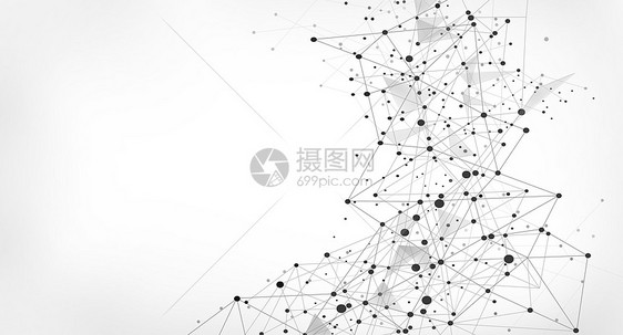 分子结构科技背景图片