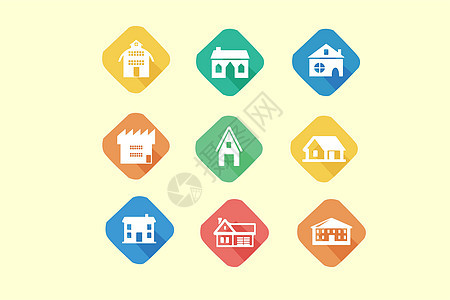 房屋建筑图标图片