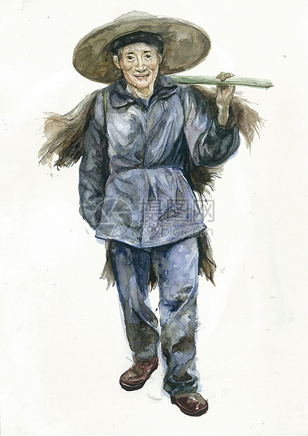 农民插画图片下载-正版图片400153875-摄图网