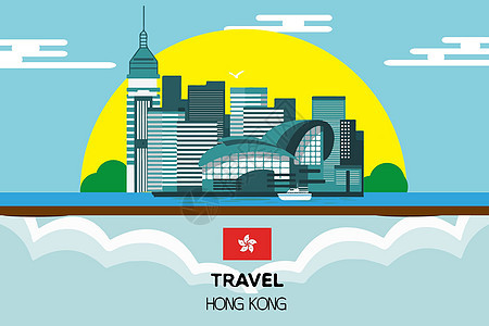 香港旅游背景图片
