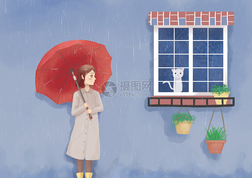 梅雨天气图片