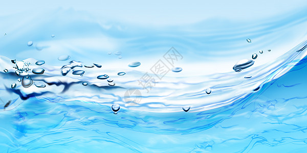 矢量气泡夏季清凉水背景设计图片