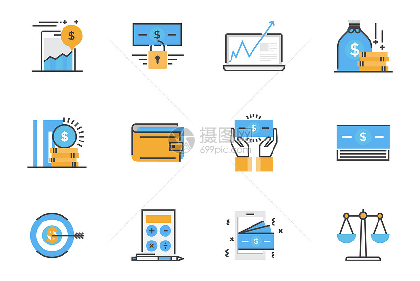 金融图标图片