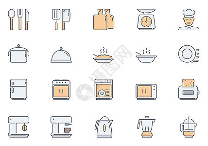 厨房厨具餐具元素icon图片