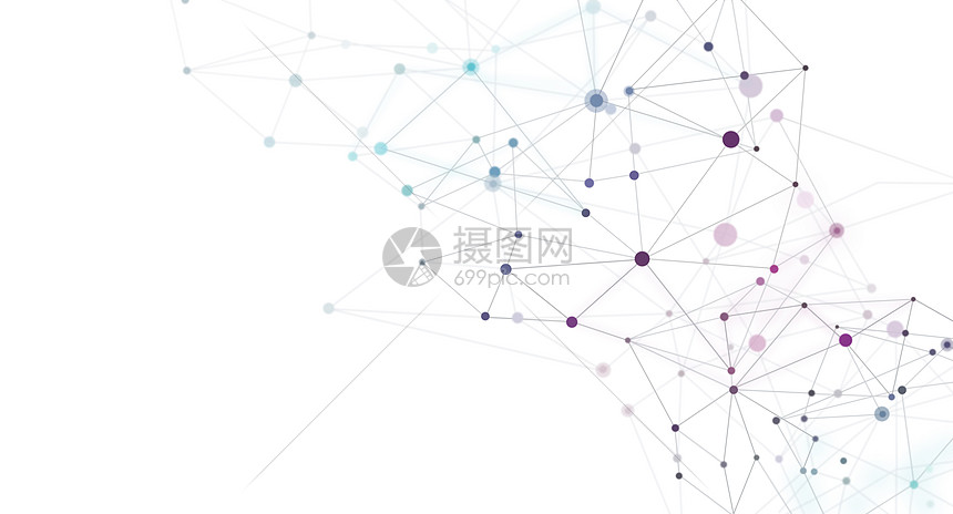 分子结构科技背景图片