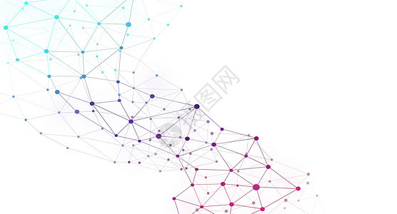 分子结构科技背景图片