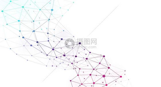 分子结构科技背景图片