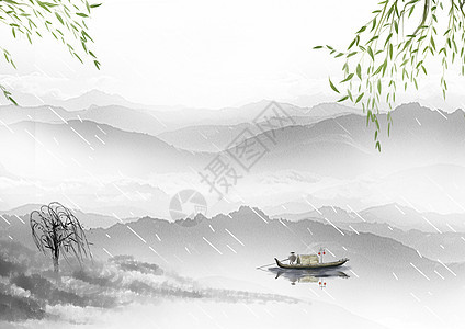 中国山水水墨图片