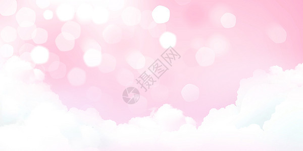 粉色小清新背景背景图片