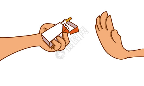 无烟日健康漫画高清图片