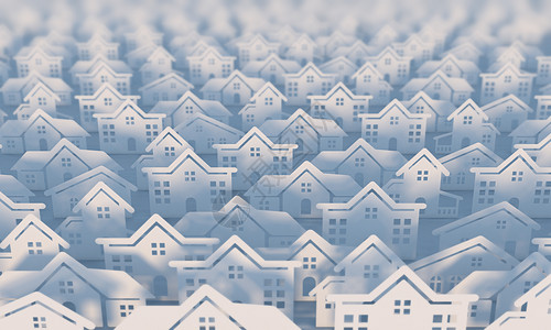 3D房子房地产商务背景设计图片