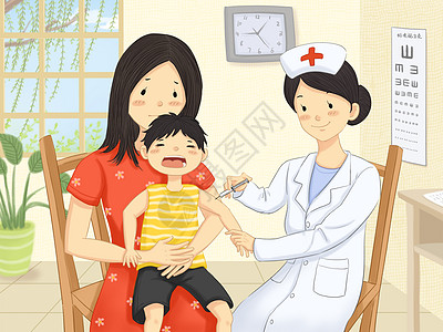 儿童打针儿童疫苗高清图片