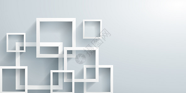 立方体商业背景背景图片