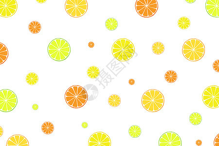 清新柠檬柚子背景图片