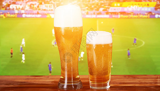 啤酒与世界杯图片