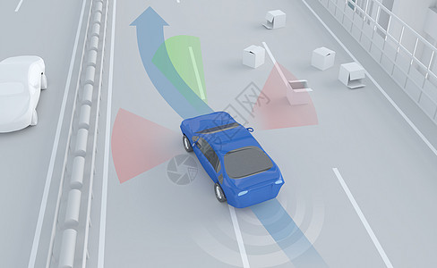智能科技车辆操控引导背景背景图片