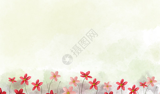 小红花背景图片