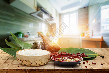 端午节红豆枣粽高清图片