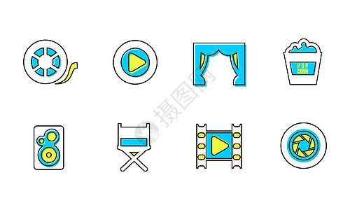 电影图标图片