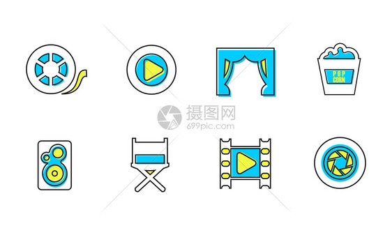 电影图标图片