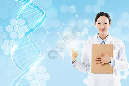 医疗DNA技术背景图片