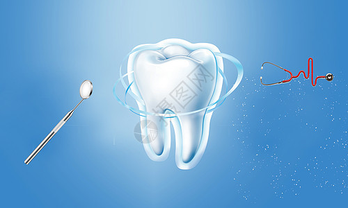 牙齿健康背景图片