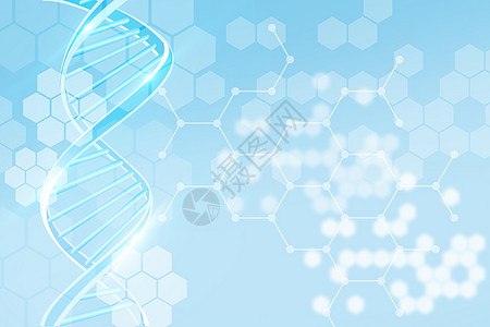 化学分子DNA基因链条设计图片