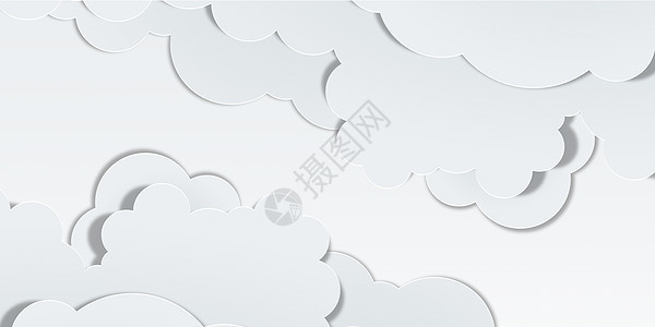灰色云朵商务背景图片