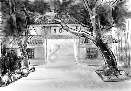 灵隐寺图片素材