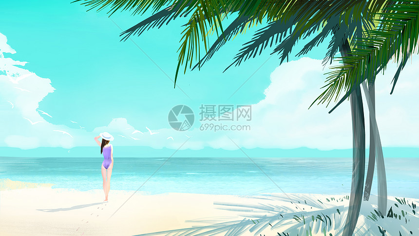 清新夏日图片