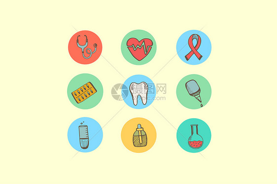 医疗健康类图标图片