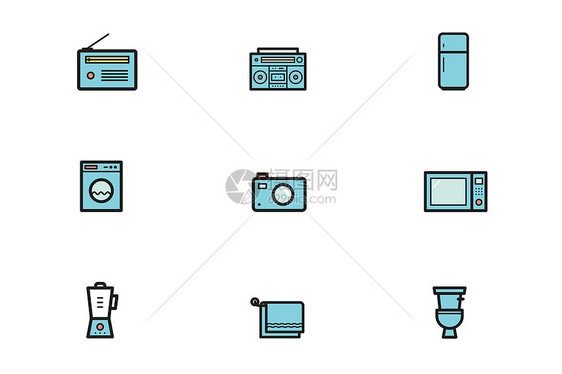 家居电器类图标图片