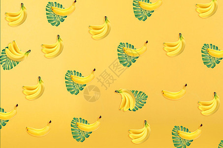 香蕉黄色水果壁纸图片