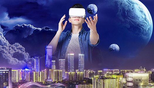 元宇宙虚拟现实VR虚拟现实设计图片