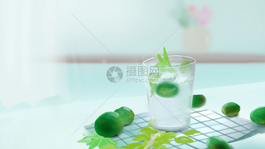 夏日的清凉图片