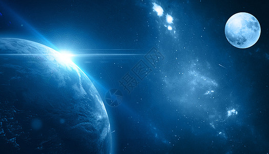 科幻宇宙星球背景高清图片
