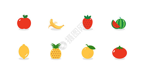 蔬果icon背景图片