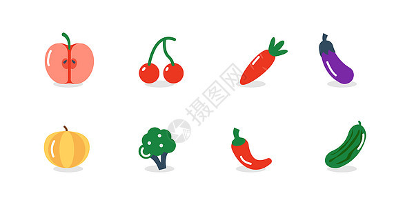 蔬果图标图片