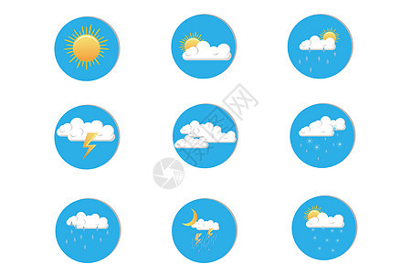 天气图标背景图片